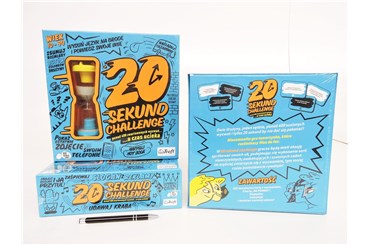 *GRA 20 SEKUND CHALLENGE, imprezowa z klepsydrą