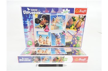 PUZZLE TREFL 200 el. Przygody Smoka Diplodoka