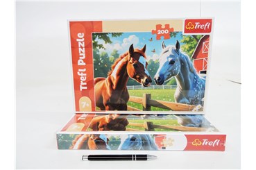 PUZZLE TREFL 200 el. Konie na polanie