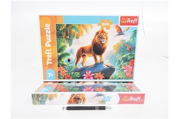 PUZZLE TREFL 200 el. Król dżungli
