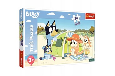 PUZZLE TREFL 24 el.  Maxi Wspaniały dzień Bluey