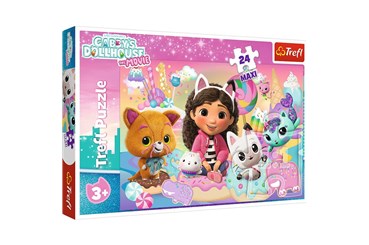 PUZZLE TREFL 24 el. Maxi Koci świat Gabby