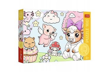 PUZZLE TREFL 160 el. - Zwierzaki maluchy
