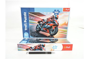 PUZZLE TREFL 100 el. Szybki motocykl