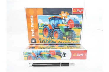 PUZZLE TREFL 60 el. Pojazd rolnika