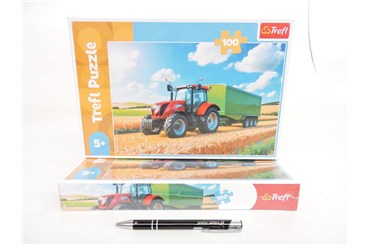 PUZZLE TREFL 100 el., Maszyny rolnicze - traktor