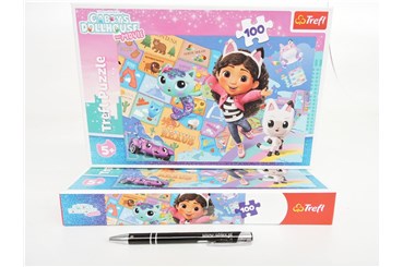 PUZZLE TREFL 100 el., Przyjaźń w kocim domku