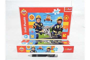 PUZZLE TREFL 100 el. Zawsze pomocny Strażak Sam