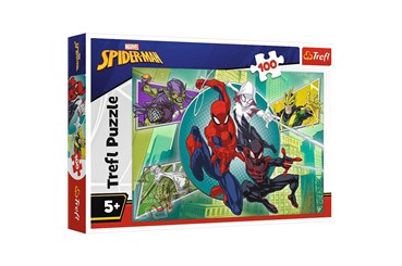 PUZZLE TREFL 100 el. Pajęcza maska, Disney