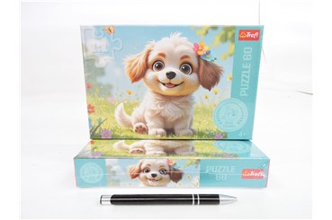 PUZZLE TREFL 60 el. Szczeniaczkiem być!