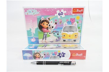 PUZZLE TREFL 60 el. Gabby i kocie przygody