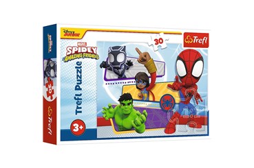 PUZZLE TREFL 30 el. Odważny Spidey