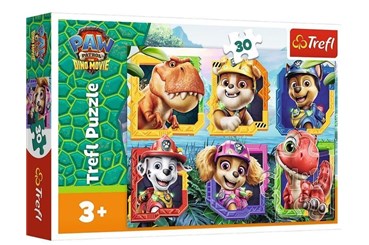 PUZZLE TREFL 30 EL. PSI PATROL  Wyspa Dinozaurów