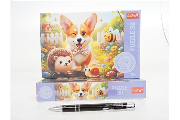 PUZZLE TREFL 30 EL.  Dzień z Corgim