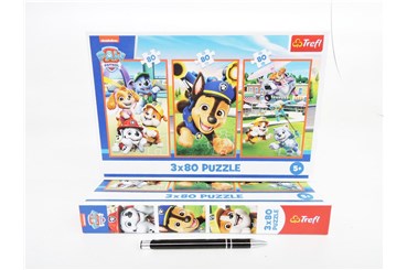 PUZZLE TREFL 3x80 el. Psia zgraja