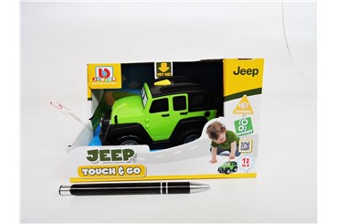 *BBURAGO Jeep Wrangler dź. zielony, 12x19x11,5 cm