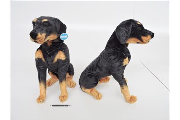 PLUSZ pies 65 cm rotweiller siedzący
