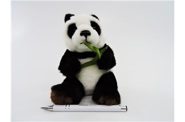 *PLUSZ panda, 16 cm, siedząca z gałązką