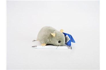 *PLUSZ mysz, 13 cm, szara