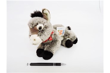 *PLUSZ osiołek z apaszką, 25 cm UNITOYS