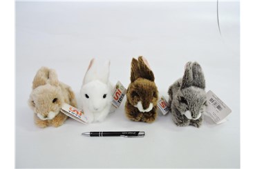 AST. PLUSZ Zajączek 18 cm, 4 wz.