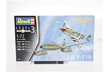 *REVELL samolot 1:72 ME262 & P-51B