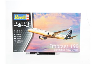 *REVELL samolot 1:144 Embaraer 190 Lufthansa