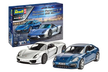 *REVELL samochody 1:24, zest. upominkowy PORCHE