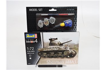 *REVELL czołg 1:72 SHERMAN M4A1, zest.