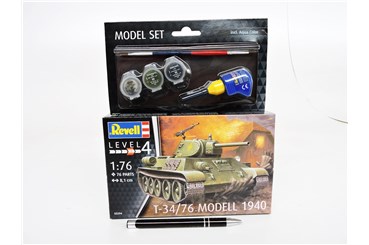 *REVELL czołg 1:76 T-34/76 MODELL 1940, zest.