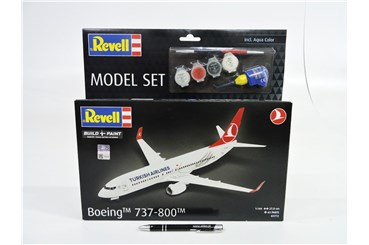 REVELL samolot 1:144 Boeing 737-800 Turkish, zest.