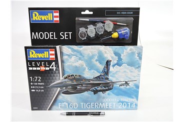 REVELL samolot 1:72, F-16D Tigermeet 2014, zest.