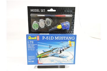 *REVELL samolot 1:72 P-51D MUSTANG, zest.