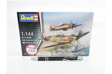 *REVELL samolot 1:144 SUPERMARINE SPITFIRE, starte