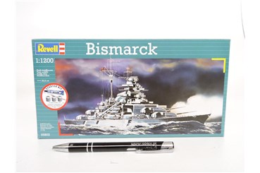 REVELL statek 1:1200 BISMARCK, zest. startowy