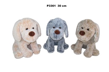 PLUSZ PIES 3 kol 30 cm
