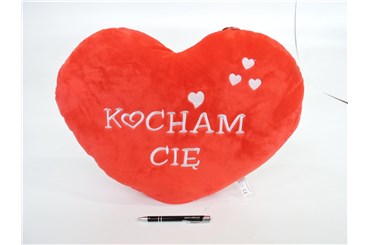 *PLUSZ SERCE 48 cm, "KOCHAM CIĘ"