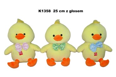AST. PLUSZ kaczka z gł.,  25 cm, dź, 3 wz.