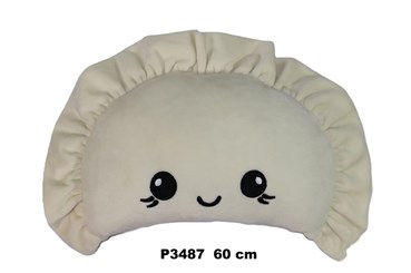 PLUSZ PIERÓG 60 cm kremowy