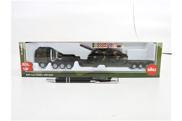 *SIKU AUTO ciężarówka z czołgiem