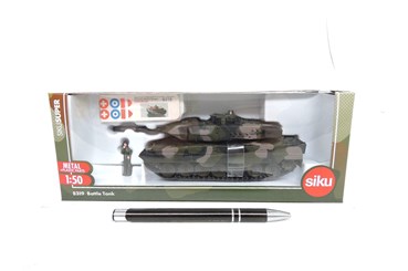 SIKU Czołg z figurką, 10x26 cm,      kart.