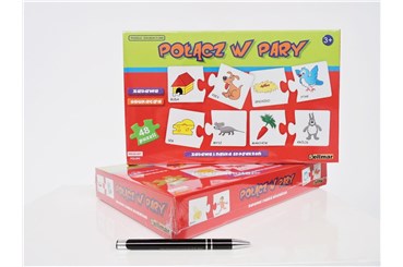 PUZZLE 48 el. Połącz w pary, eduk. skojarzenia, 3+