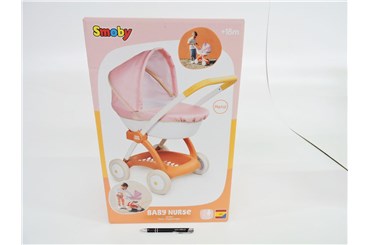 SMOBY Baby Nurse - Mój pierwszy wózek, róż.