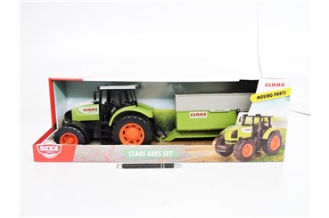 DICKIE TRAKTOR Ares z przyczepą, 57 cm