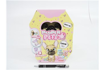 *PAMPER PETZ - Buldog francuski, 15 cm,      kart.