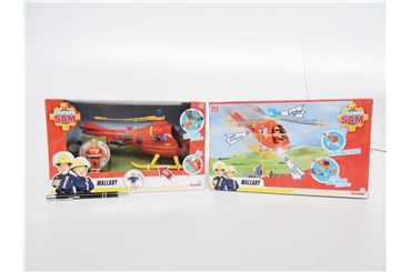 STRAŻAK Sam Helikopter Wallaby z figurką, 24 cm