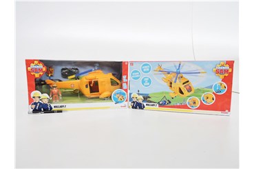 STRAŻAK Sam Helikopter Wallaby II z figurką, 34 cm
