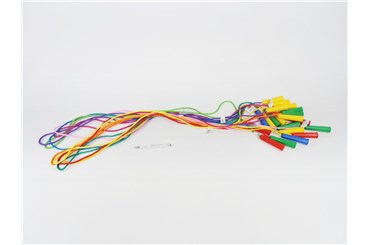 SKAKANKA X 10 sznur., 230 mm,  z plast. rączkami,