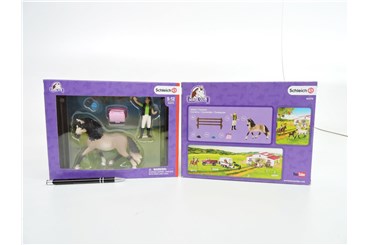 SCHLEICH ZESTAW do pielęgnacji KONI ANDALUZY