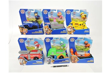 AST. PSI PATROL figurka + pojazd, 6 wz. /6